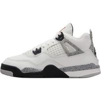 Air Jordan 4 Retro OG PreSchool 'White Cement' 2025 (Unisex) Summit White / Fire Red / Tech Grey / Black Vaikų krepšinio bateliai IB4388 100 31.0 white