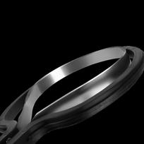 Premium Table Tennis Rubber Cutter Accurate Trimming Fits Straight & Horizontal Rackets for Club Training A gray