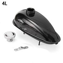 4L pakaitinis dujų kuro benzino bakas tinka 80cc 60cc 66cc 49cc motorizuotam dviračiui gray