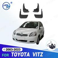 4vnt purvasaugiai purvasaugiai Toyota Vitz 2003 04 05 06 07 08 09 -2023 Priekiniai ir galiniai purvasaugiai auto priedai auto 4PCS gray
