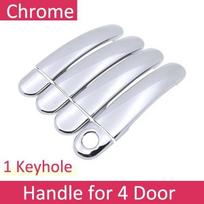 for Volkswagen VW Jetta A4 Bora MK4 1998~2005 Chrome Door Handle Cover Trim Catch Car Cap Accessories 1999 2000 2001 2002 2003 Jetta A4 Bora MK4 gray