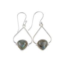 Labradorite Gemstone 925 Sterling Silve Designer Jewelry Earrings For Enagament EE-33-29 white