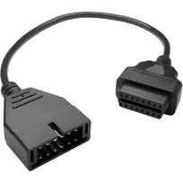 OBD1 Scanner, OBD1 To OBD2 GM Adapter, OBD 1 Scanner Cable Code Reader OBD1 12 P To OBD2 OBD II 16 P Socket Scan Diagnostic Extension Tool Cable juoda