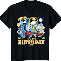 Kids Thomas & Friends - Thomas And Percy It's My Birthday Woo-Hoo T-Shirt S juoda