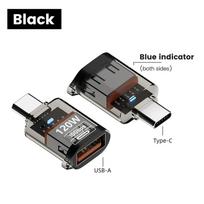 USB 3.2 to Type C Adapter OTG Fast Charging 120W 10GB High Speed Data Audio Transfer For PC Tablet Xiaomi Huawei USB C Converter