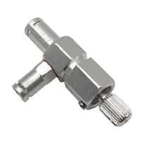 Coffee Machine Steam Valves Adapter User Friendly Installation Steam Valves Connector Aluminum Alloy Texture for Kitchen 1 gray