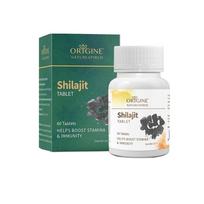 Origine Pure Himalayan Shilajit Tablets With Gold Ashwagandha Gokshura Energy Stamina Daily Vitality Support 60 Count blue