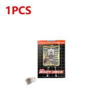 1-3PCS Human Anatomy Poker Cards The Body Deck Skeleton Playing Cards Waterproof Plastic Playing Cards Fun Halloween Board Game gray