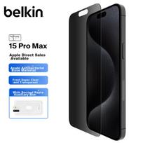 BELKIN (BELKIN) IPhone 15 Pro Max Screen Protector, Privacy Film for IPhone 15 Pro Max, Anti-Glare Film, And Shockproof OVA150