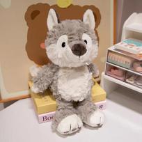 Cute Cartoon Wolf Gorilla Black King Kong Doll Boy Birthday Children's Day Gift Plush Toys Plushie Stuffed Toys Best Gifts 25cm brown
