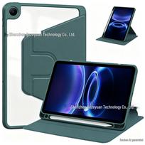 Redmi Pad 2 SE 9.7  Rotating Acrylic Protective Case & 11  Anti-fall Leather Case Redmi Pad 2 SE (9.7 inch) rožinė