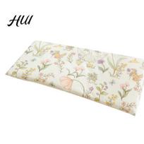 Baby Shower Gift for Newborns Breathable Crib Bumper Pad Toddler Bed, Soft Cotton Bed Rail Adjustable Nursery Decor Protector with Secure Straps, 60cm A white
