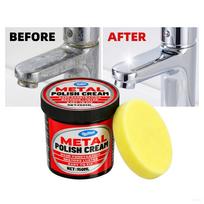 Professional Metal Polishing Paste, Multi-purpose Restoring Cream. For Kitchen Appliances, Ovens, Range Hoods, Stainless Steel & Other Metals 1pc gray