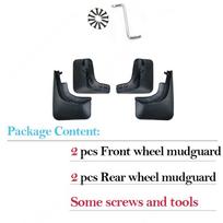 Purvasaugiai, skirti Volkswagen VW Tiguan MK1 AD1 5N 2007 ~ 2015 m. Purvasaugiai Sparnas Purvasaugis Purvasaugis Auto Styline Priekis 4 pcs - Mudguards black