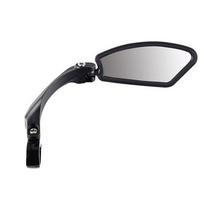 Universalus dviračio galinio vaizdo veidrodėlis, reguliuojamas, pasukamas, plataus kampo, dviračio galinio vaizdo veidrodėliai MTB, plento dviračiui Plastic lens Right gray