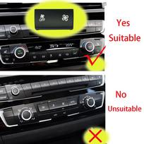 Automatinio oro kondicionieriaus šildytuvo klimato kontrolės panelės ventiliatoriaus greičio mygtuko dangtelis BMW 1 2 3 4 serijai F20 F21 F22 F30 F31 juoda