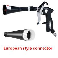2 viename oro pūtimo automobilio plovimo pistoletas su 2 antgaliais Efektyvus sauso valymo pistoletas Aukšto slėgio tornado dulkių pūtimo pistoletas Profesionalus black