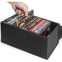 CD laikymo dėžutė, CD laikiklis 30 Jewel dėklų, Disko laikiklis Medijos laikymo organizatorius gray