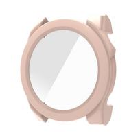 Tempered Glass Film Integrated PC Watch Protective Case For Garmin Fenix 8 AMOLED 43mm balta