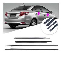 Toyota Yaris/Belta/Second Gen Vios Car Window Trim & Water Deflector Strip juoda
