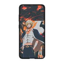 for Samsung Galaxy S25 S24 S23 S22 Ultra FE Plus A17 A37 A57 A56 A55 A06 A16 A15 A36 A26 A35 A05 A54 A34 Case Sanji Wallpaper One Piece Luffy Cover for Samsung Galaxy A50 švelni smėlinė