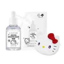 S.NATURE Aqua Squalane Hydrating Serum 50ml Refill Set + 50ml Refill + Hello Kitty Pouch white