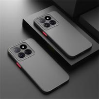 Shockproof Armor Bumper Case For Xiaomi Mi 15T Pro 14T 13T 12T 11T 10T Funda For Mi 14 13 10 11 Lite 12S Ultra Matte Phone Cover For Mi 14T Pro gray