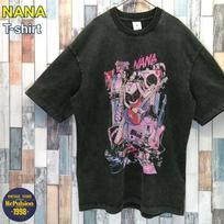 NANA YaZaWa Ai T Shirt Manga Anime Black Big Logo Vintage M Size Authentic 3XL gray