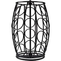 ABBY-K Cup Coffee Capsule Storage Rack Shelf, Coffee Capsule Rotatable Shelf Can Hold 20 Coffee Cups (Black,NONE) juoda