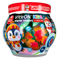 VITIRON KIDS WINTER FRIENDS FOR HEALTH, 50 guminukų