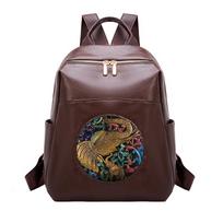 Ladies Casual Leather Backpack Luxury Travel Bag for Women Large Capacity Shoulder Bag Designer Daily Pack