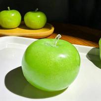 Green Apple Slushie Squishy Fidget Toy Crunchy Moldable Non-Bounce Sensory ADHD Stress Reliever Medium Grip Strength Slow Rising žalios obuolio spalvos