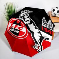 Goat Football Club Koln Automatic Folding Umbrella - 8-Rib Travel Umbrella with Auto Open/Close & Portable, Gift for Christmas, Birthdays