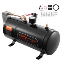 VEVOR 12V oro kompresorius su bakeliu 0,8 galono/3 l, traukinio garso signalo oro kompresorius 38.5 x 14.2 x 20 cm