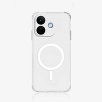 Redmi Note 17 Pro Stipriai magnetinis silikoninis apsauginis dėklas su permatomu oro pagalvėlės dizainu Redmi Note 17 Pro black