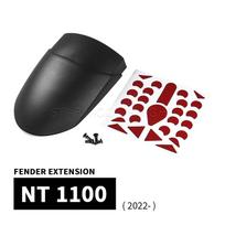 Skirta Honda NT 1100 NT1100 2022- Motociklų priedai priekinio sparno purvasaugio ilgintuvas A Set black