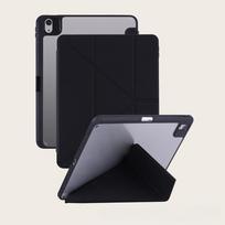 For iPad Pro 11 Case 2024 Magnetic Y Fold Cover with Pencil Holder for iPad Air 5 10 Acrylic Shell iPad mini6 2021 tamsiai mėlyna spalva