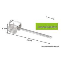 Aluminum Alloy Dual-Sided Meat Tenderizer Hammer for Steaks and Beef gray
