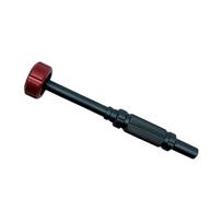 for H4mm Hex Bits Precision Screwdriver Bit Holder Sturdy Aluminium Alloy Hex Screwdriver Shaft Handle black