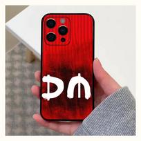 D-Depeche Mode Rock Band Phone Case For Apple iPhone 15,14,13,12,11,Pro,X,XS,Max,XR,Plus,Mini Soft Black Cover iPhone15 red