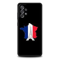 Phone Case For Samsung Galaxy A15 A13 A51 A71 A41 A31 A21S A03S A05 A35 A55 A23 A25 A33 A53 A73 5G Cover France flag For Samsung A55 red