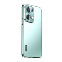 For OPPO Reno 13 Reno 13 Pro phone case, with lens protector, PC back panel, micro-matte feel, sweat resistant For OPPO Reno 13 žalsvai mėlyna
