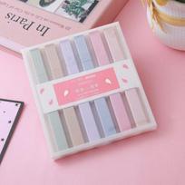 Student Highlighter Pens, Soft Nib Highlighters with Eye-protective Hues B-1 SET gray