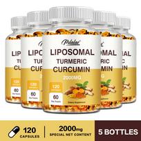Pslalae - Liposominiai kurkumino minkšti kapsulės - Sąnarių sveikata 120*5