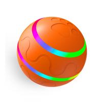 Remote Control Smart Dog Ball Self Moving LED Light IP54 Waterproof USB Rechargeable Interactive Toy for Medium Large Dogs Automatic rožinė