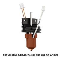 Creality 2025 Version K1 Series Ceramic Heating Block Kit Terminal With Buckle Compatible With K1/K1 Max/K1C 3D Printer as the picture black