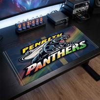 Penrith Panthers Pattern Mousepad Anti?Slip Rubber Desk Pad For Gaming Working Desktop Decoration 30cmx60cm（11.8x23.6inch）