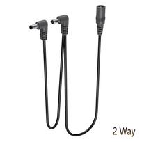 9V 850mA Electric Guitar Effects Pedal Adapter + Daisy Chain Cable and Audio Cable 1PC 10WAY Audio Cable black