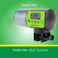 Automatic Fish Feeder Aquarium Fish And Turtle Food Dispenser Smart Timing Electric Feeding Tool Fish Tank Accessories green
