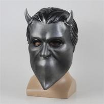 Populiariausia anoniminio gulo grupės kaukė Helovino Cosplay rekvizitas lateksinė galvos kaukė Ghoul Mask gray